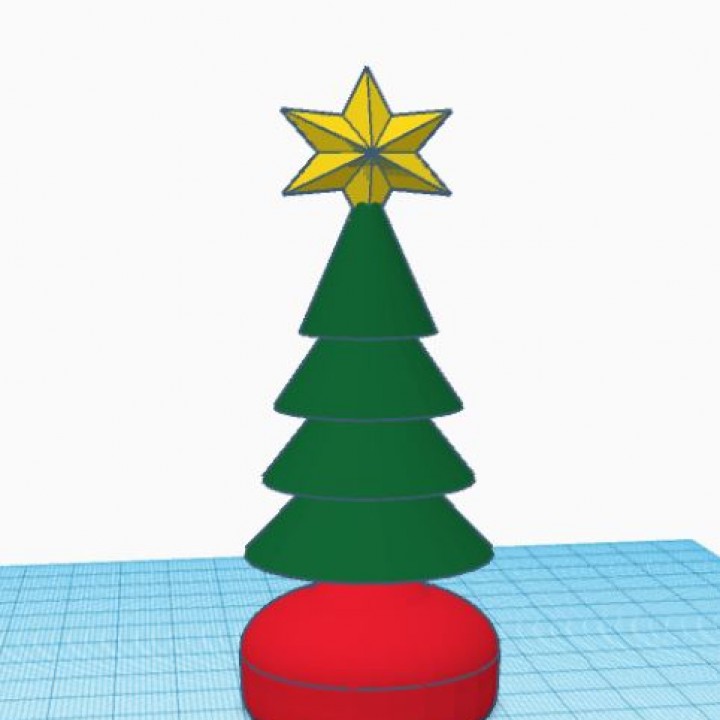 Tiny Xmas tree with led image