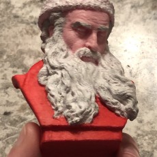 Picture of print of Festive Bearded Man