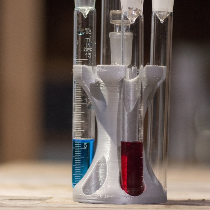 Test tube stand for up to 7 normal sized test tubes image