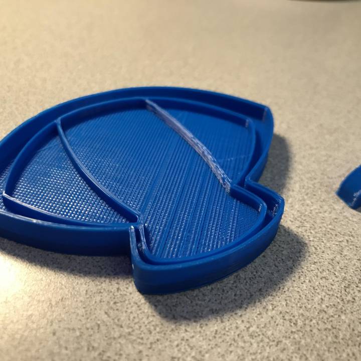 Scalchop Cookie Cutter (improved, smaller) image
