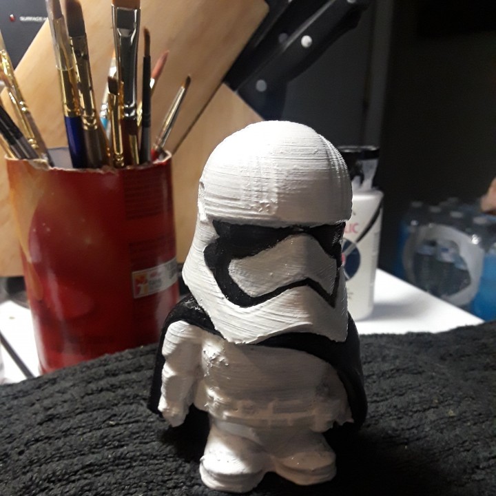 Star Wars Storm Trooper, Captain Phasma, Chibi Style image