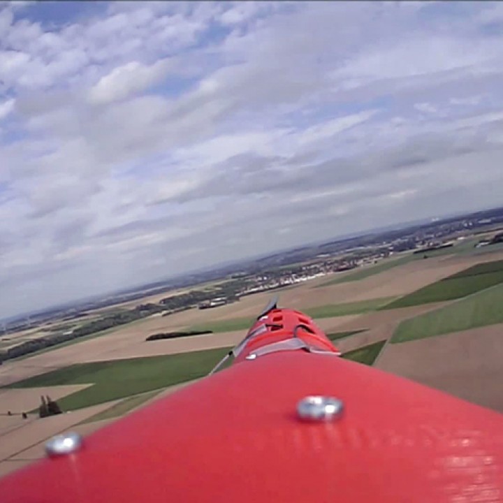"Red Swan" RC flying wing image
