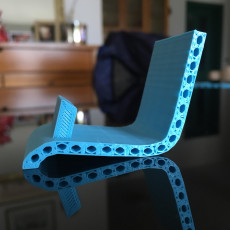 Picture of print of Hexagon lounger phone holder
