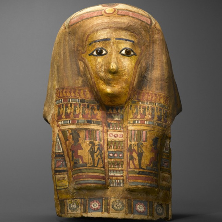 Egyptian funerary mask image