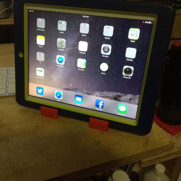 Tablet with case stand image