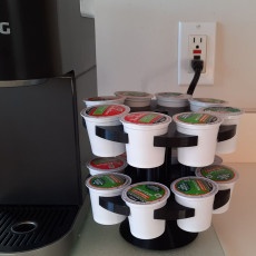 Picture of print of Rotating K-Cup Holder for Keurig or Similar Coffee Machines