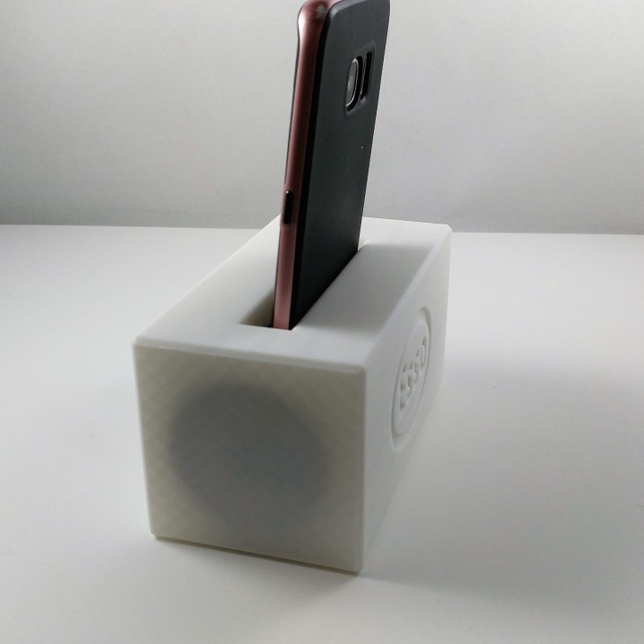 ESSO Up-cycled Phone Dock Charging Station  & Acoustic Sound Chamber image