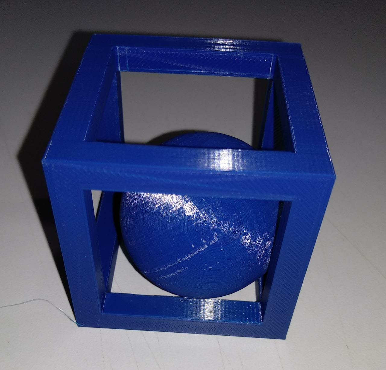 3D Printable Ball in a box by Corey Schwenke