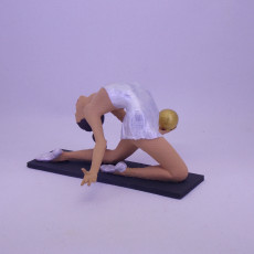 Picture of print of Arched Gymnast