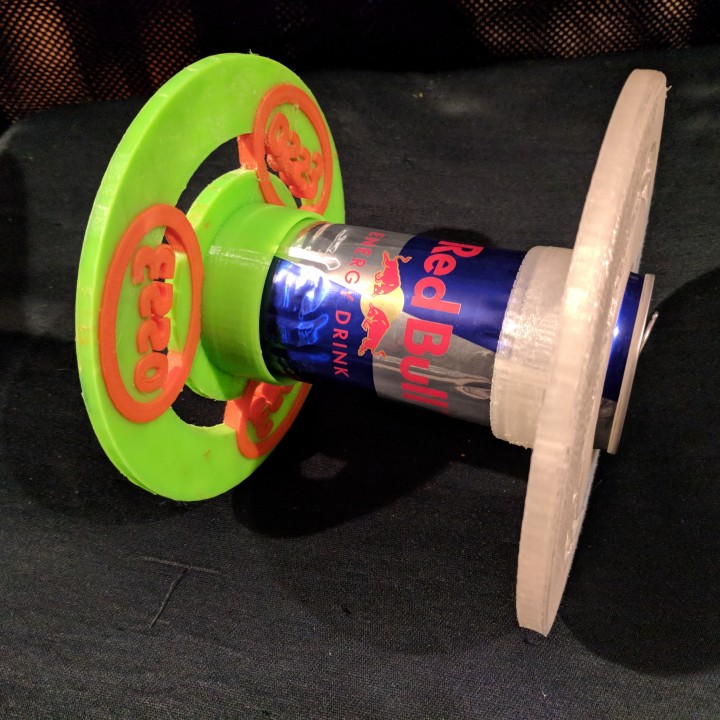 3D Printable ESSO-250ml Can Spool by P. MORRIS