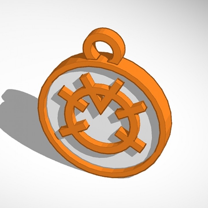 Orange Lantern Pendant New image
