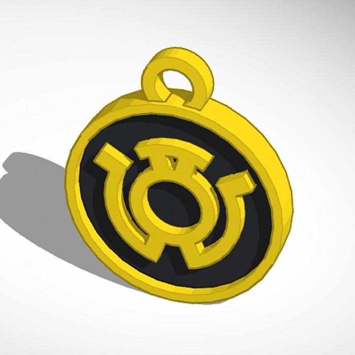 Sinestro Corps (Yellow Lantern) Pendant New image