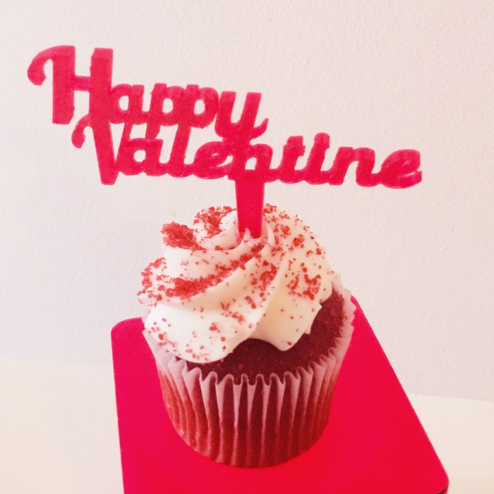 Valentine's Cupcake Topper image