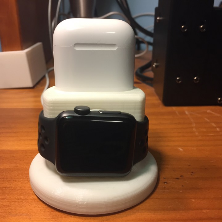 Apple Watch and Airpods charging dock image
