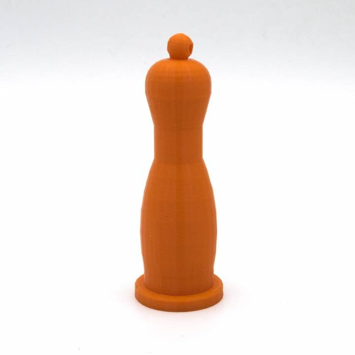 Keyring pin bowling for 3D Printing image