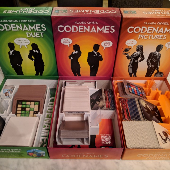 3D Printable Codenames Board Game Inserts (Including Deep Undercover ...