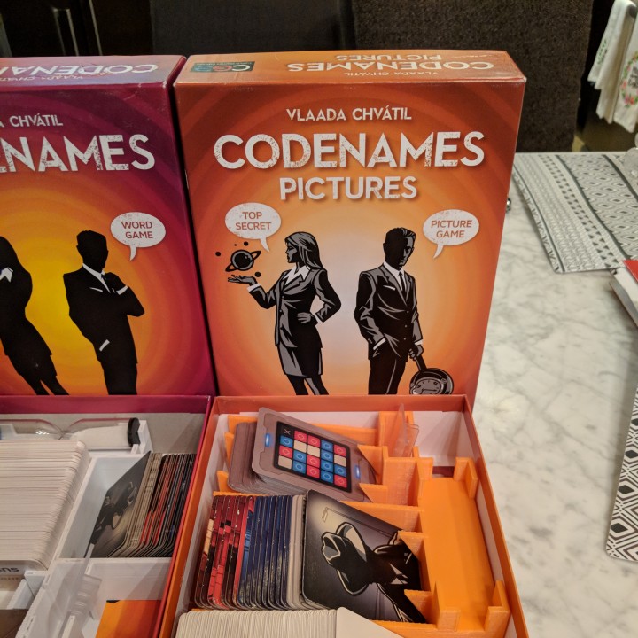 Codenames Board Game Inserts (Including Deep Undercover, Duet and Pictures) image