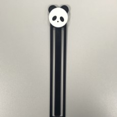 Picture of print of panda bookmark