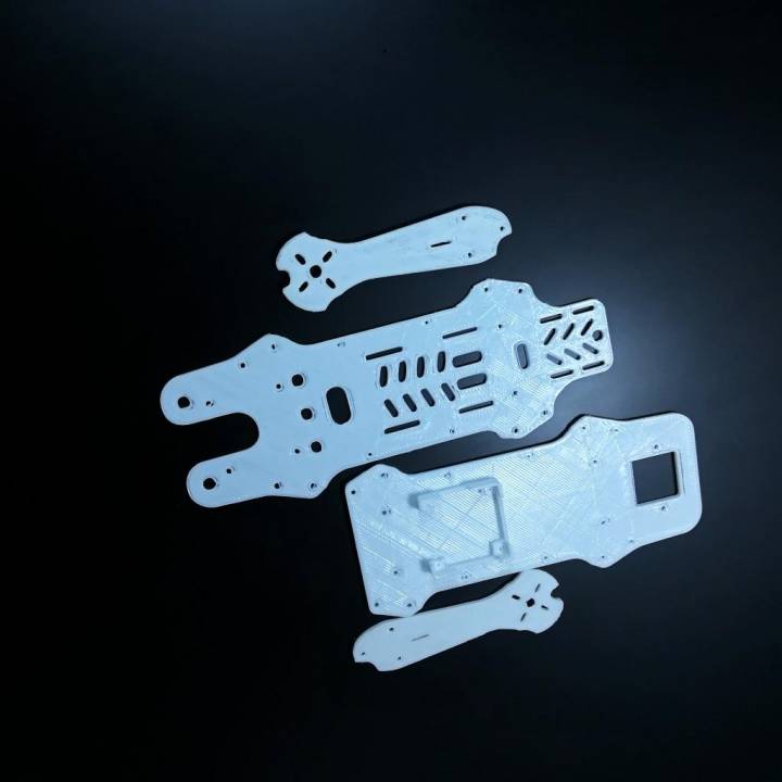 Firefly Pro bigger top & bottom plate with F3 housing image