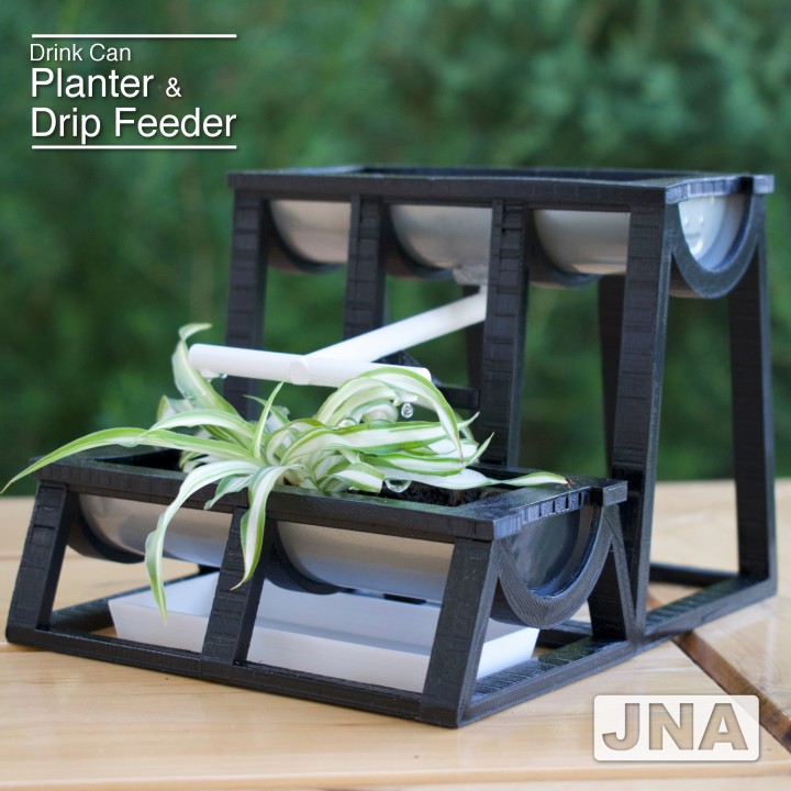 Drink Can Planter and Drip Feeder image