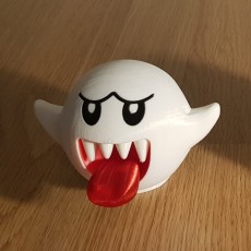 Picture of print of Boo from Mario games - Multi color