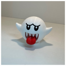 Picture of print of Boo from Mario games - Multi color