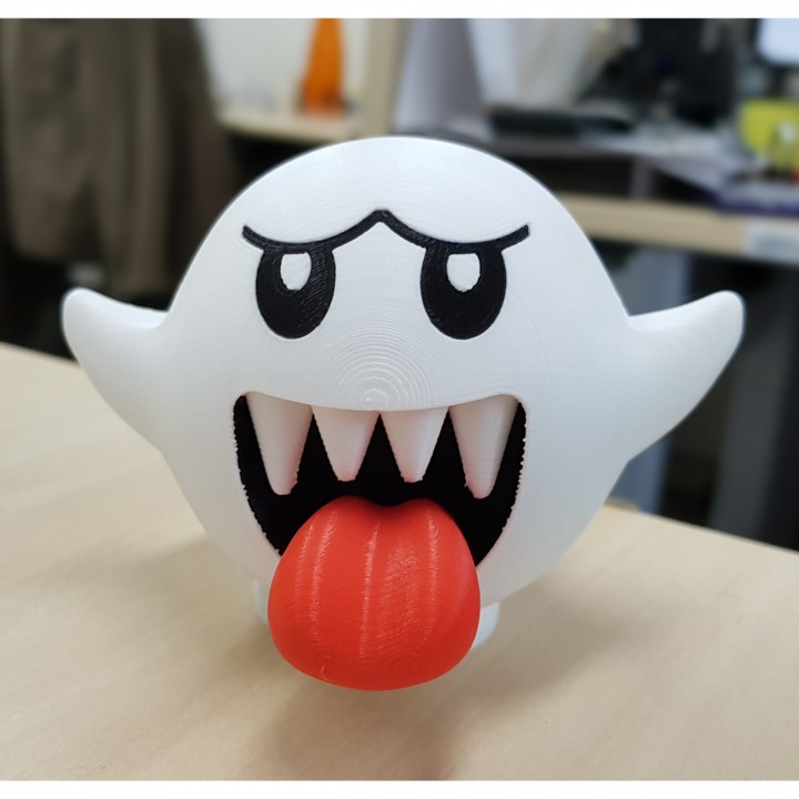 Boo from Mario games - Multi color image