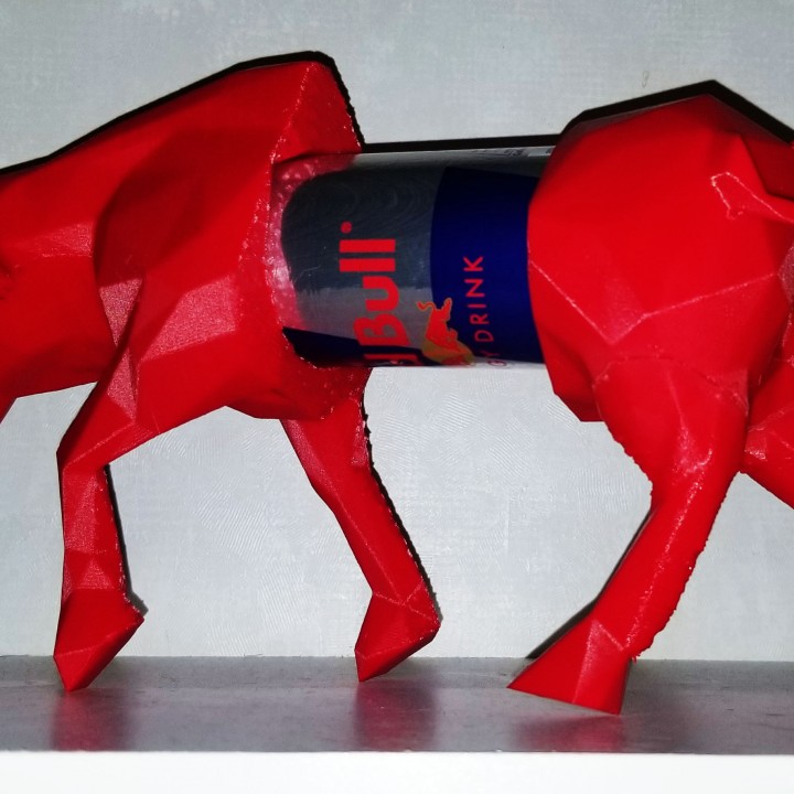 ESSO Red Bull Low Poly Red Bull image