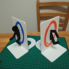 Picture of print of Portal Bookends
