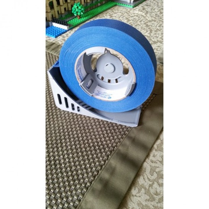 3D Printable Painter's tape dispenser by Ian Jobson