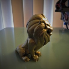 Picture of print of Stormwind Lion Statue