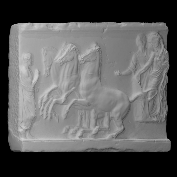 Votive Relief with the Abduction of a Goddess image