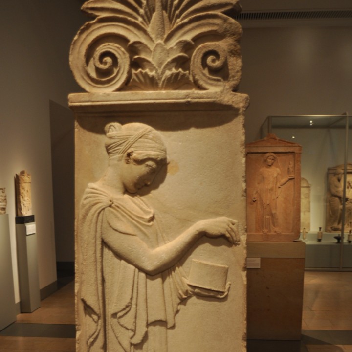 Funerary Relief of a Girl, So-called Stele Giustiniani image