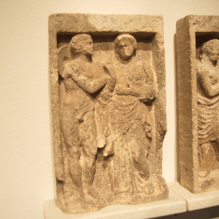 Reliefs from a Funerary Monument: Electra recognizes her brother Orestres image