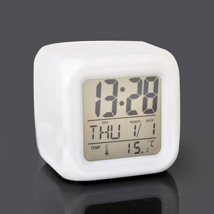 cubic alarm clock battery cover image