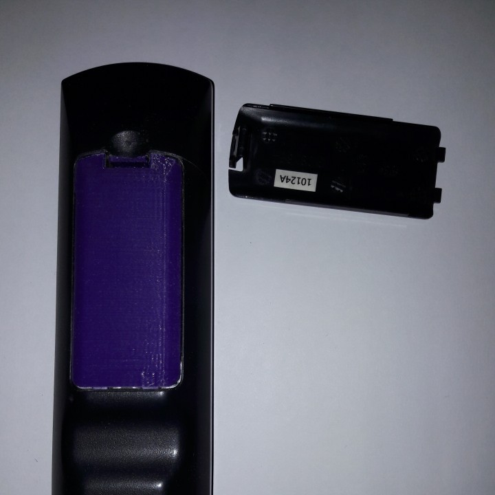 SONY AV System remote control battery cover image