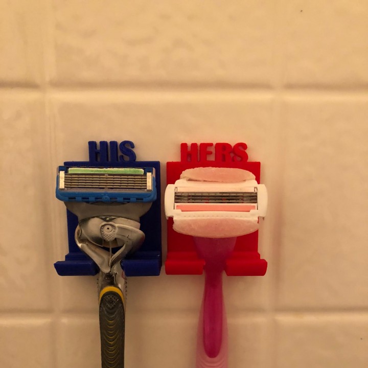 His and Hers Razor Holder image