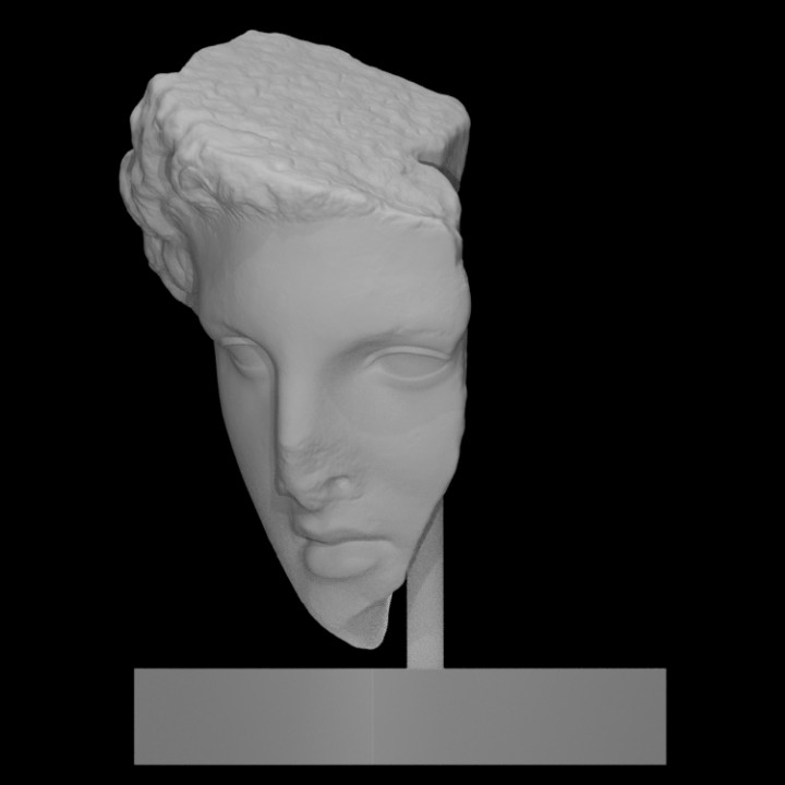 3D Printable Portrait of a Hellenistic Ruler by Scan The World