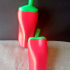 Chili Pepper Maracas print image
