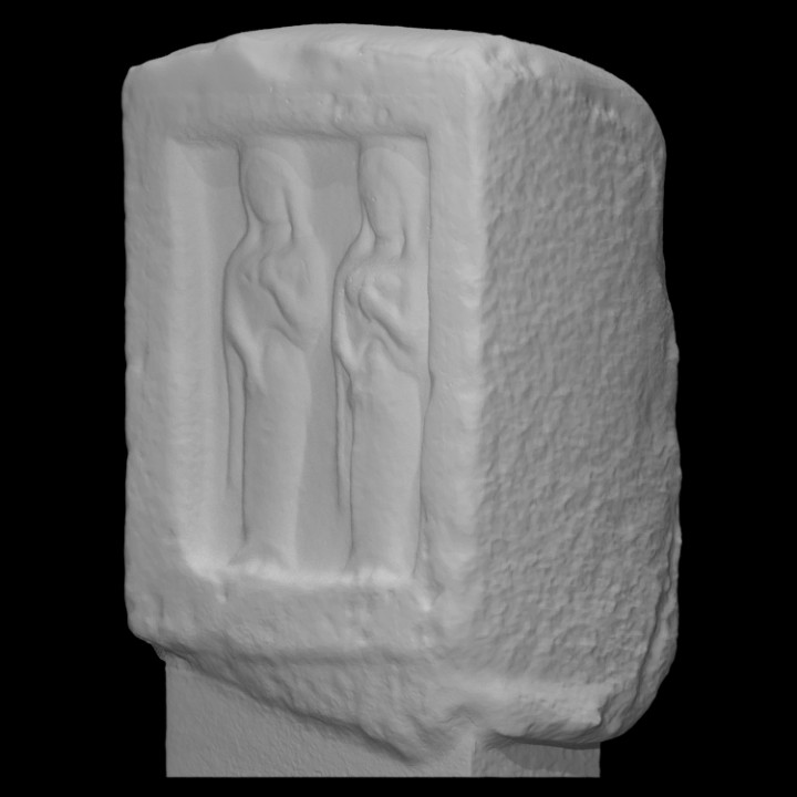 Votive Relief with Two Goddesses image
