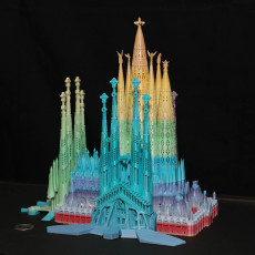 Picture of print of Sagrada Familia, Complete - Barcelona
