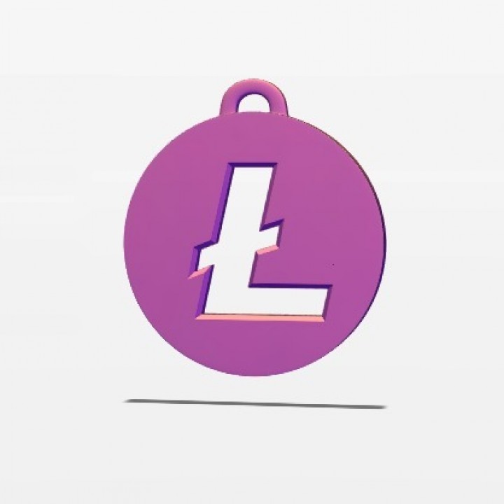 Crypto keychain: Litecoin image