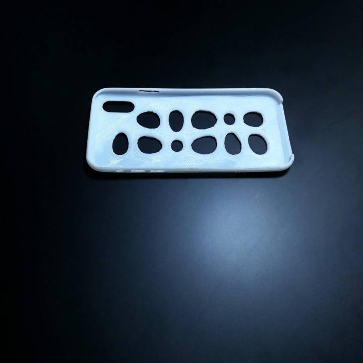iPhone X case with holes image