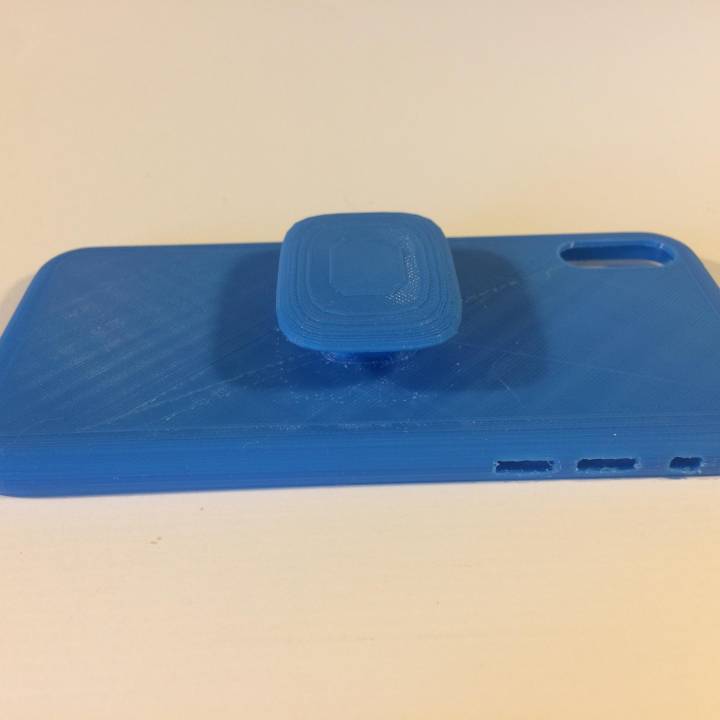 iPhone X case with a grip/stand image