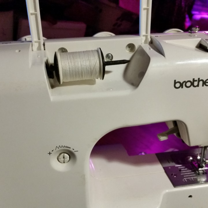 Brothers XR-65 Sewing Machine spool holder image