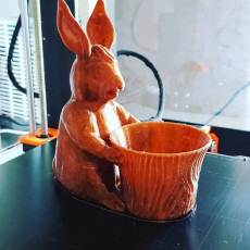 Picture of print of Easter Bunny Toy/Pot/Planter