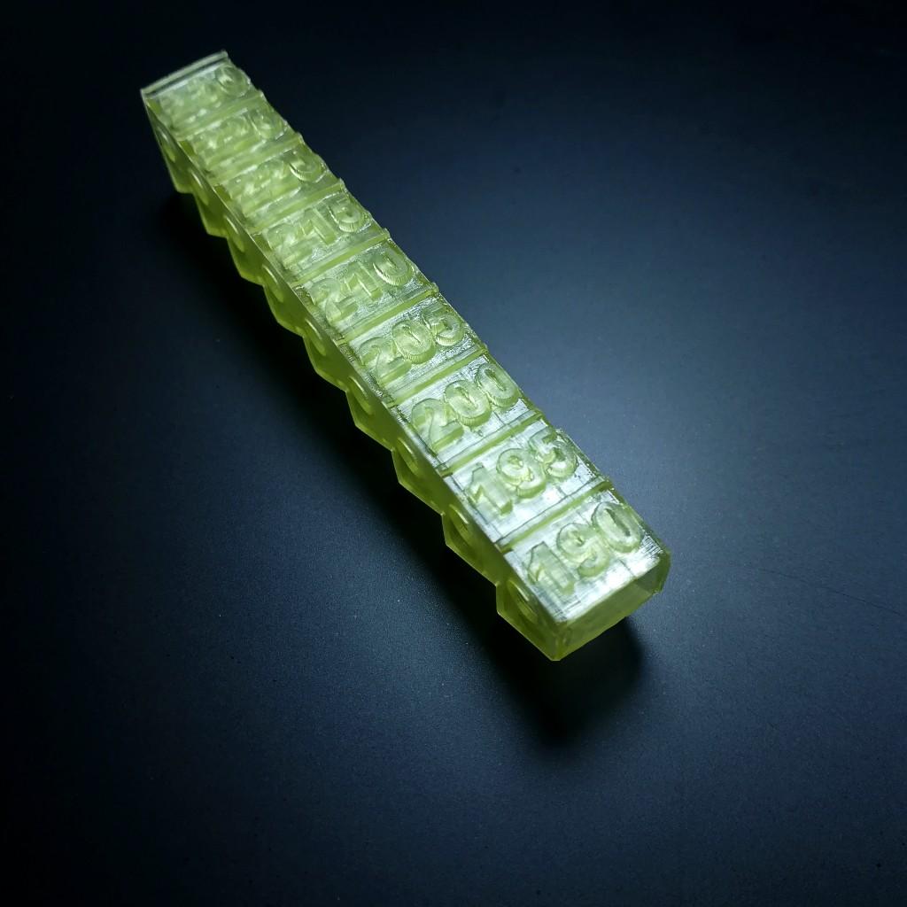 3D Printable Temperature Calibration Tower for Anycubic PLA by Derek