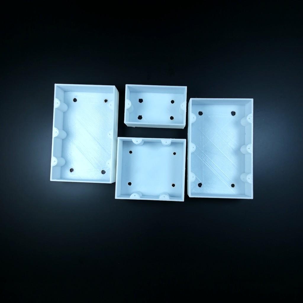 3D Printable Electrical Switch / Outlet Junction Box by Derek Tombrello