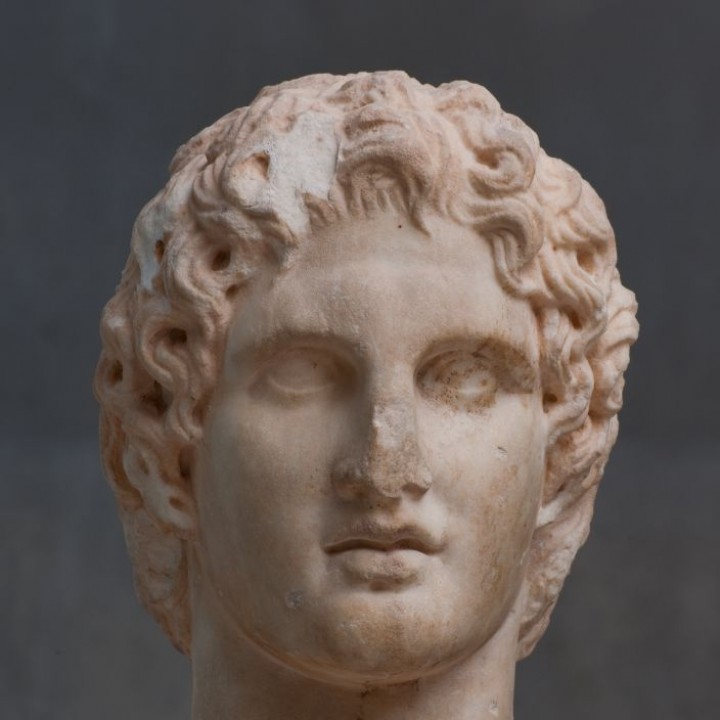 Portrait of Alexander the Great in the 'Erbach Type' image