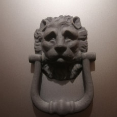 Picture of print of Lion Head Door Knocker (Wall Hanger)